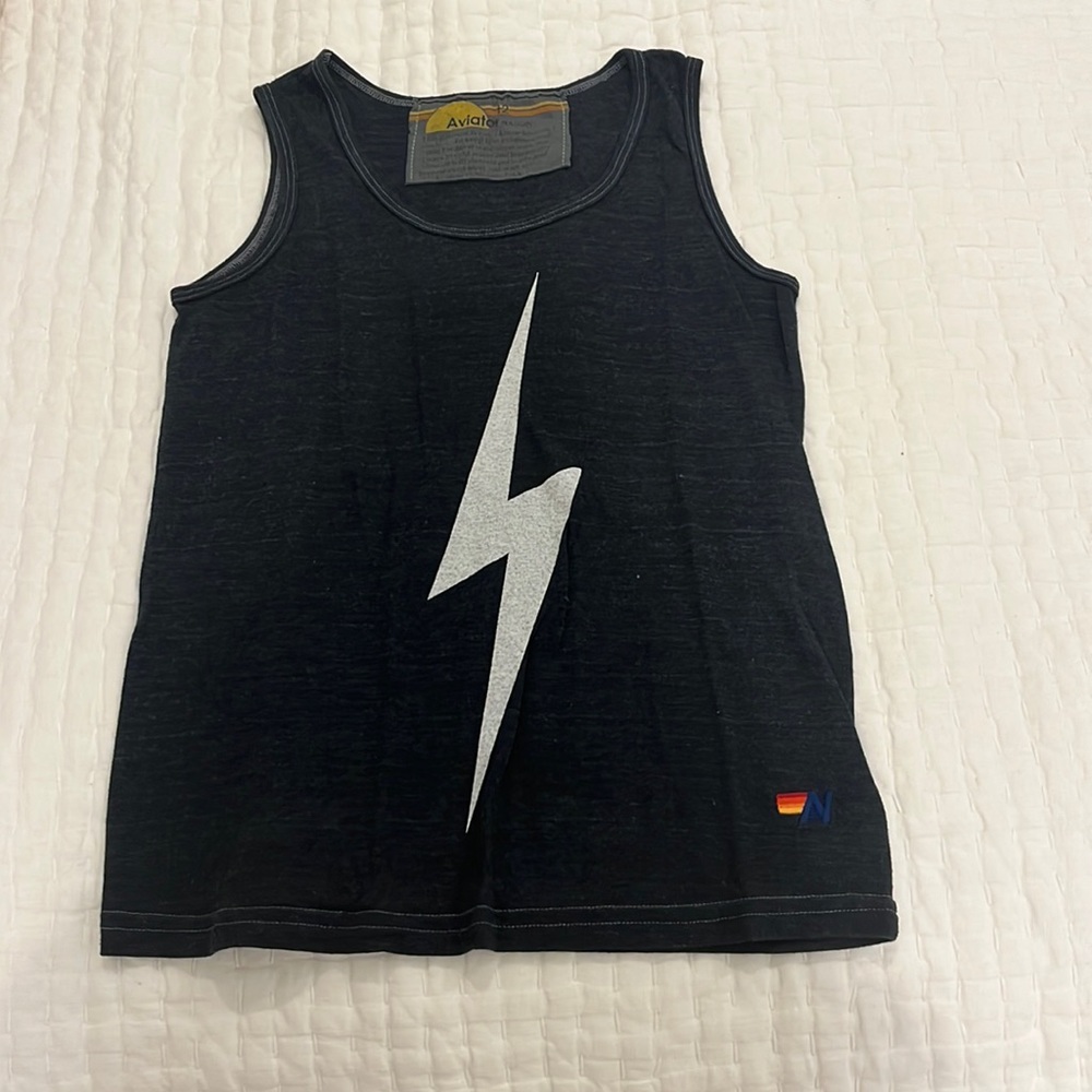 Aviator Nation Bolt Tank - Charcoal